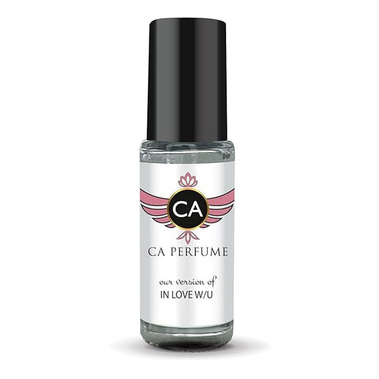 CA Perfume Impression of In Love W/U for Women Perfume Oil Amber Floral Scent Long Lasting Perfumes for Women Travel Size Mini Perfume Sample TSA Ready Body Oil Roll-on 0.14 Fl Oz 4ml