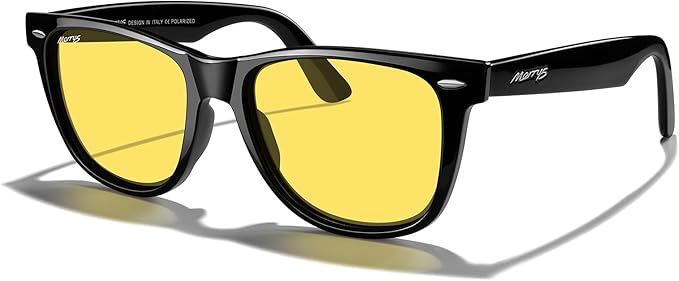 MERRY'S Classic Square Shape Polarized Sunglasses for Womens Mens Retro Designer UV400 Sun Glasses S6140