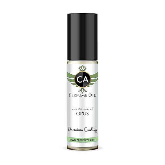 CA Perfume Impression of Opus for Men Fragrance Oil Aromatic Spicy Scent Long Lasting Cologne for Men Travel Size TSA Ready Mini Parfum Body Oil Roll-on 0.33 Fl Oz 10ml