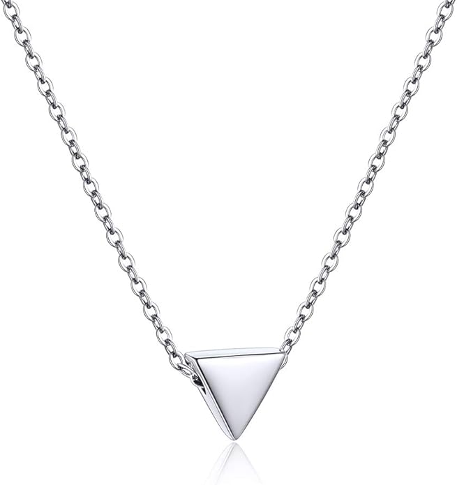 PROSILVER 925 Sterling Silver Necklace for Women | Dainty Delicate Adjustable Choker with Heart/Star/Moon/Vertical Bar Pendant, Hypoallergenic Tarnish Resistant Everyday Jewelry Gift for Her