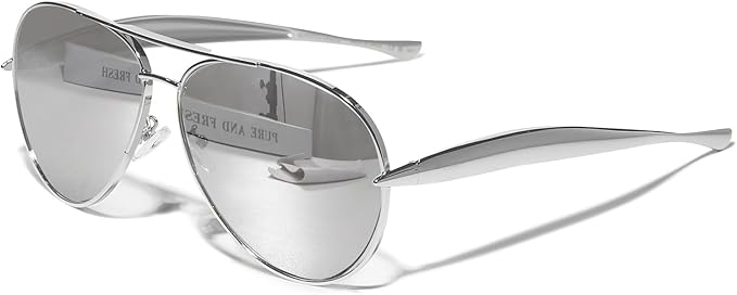 Retro Gold Aviator Sunglasses for Women Men, 2025 Metal Oversized 70s Aviators Sun Glasses
