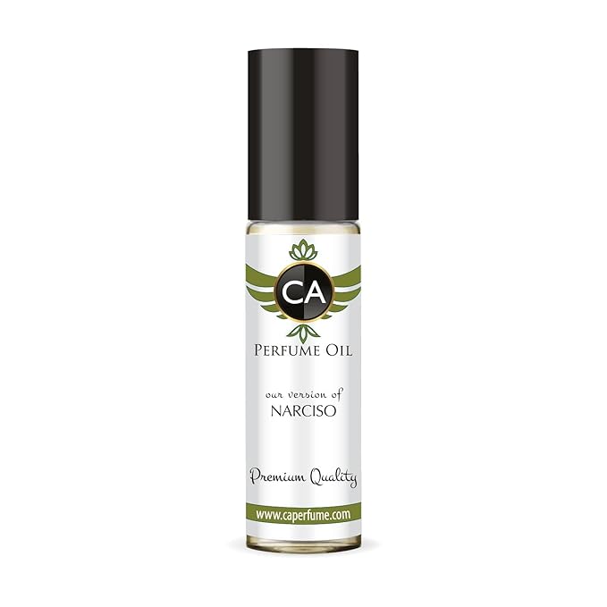 CA Perfume Impression of Narciso for Women Fragrance Oil Floral Woody Musk Scent Long Lasting Perfumes for Women Travel Size TSA Ready Mini Parfum Body Oil Roll-on 0.33 Fl Oz 10ml