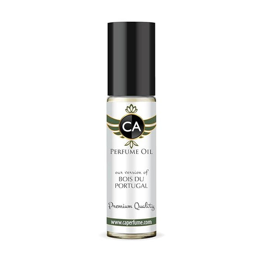 CA Perfume Impression of Bois Du Portugal for Men Perfume Oil Amber Woody Scent Long Lasting Cologne for Men Travel Size TSA Ready Mini Parfum Body Oil Roll-on 0.33 Fl Oz 10ml