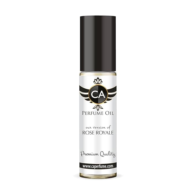CA Perfume Impression of Rose Royale Unisex Fragrance Oil Amber Floral Scent Long Lasting Perfumes for Women & Men Travel Size TSA Ready Mini Parfum Body Oil Roll-on 0.33 Fl Oz 10ml
