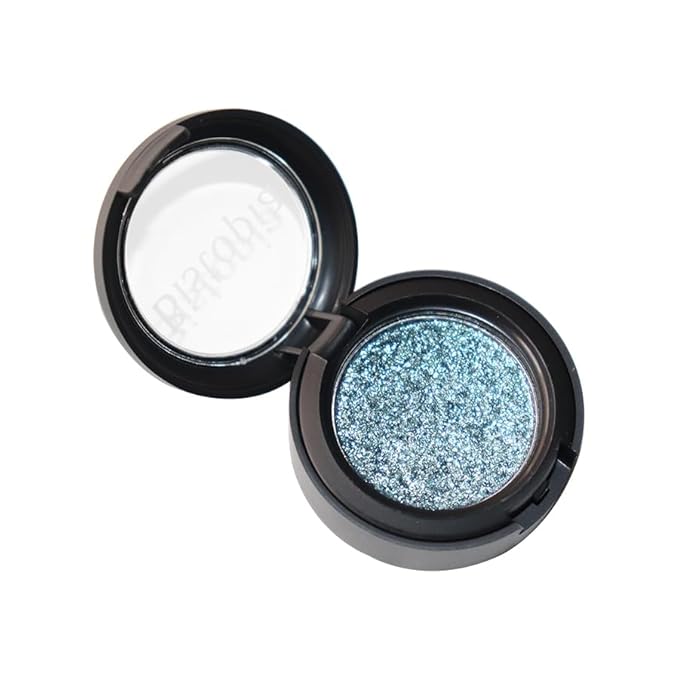Bistopia Glitter Eyeshadow Collection, 14 Shades, Shimmer Pressed Powder, Metallic and Iridescent Colors (Blue Aurora)