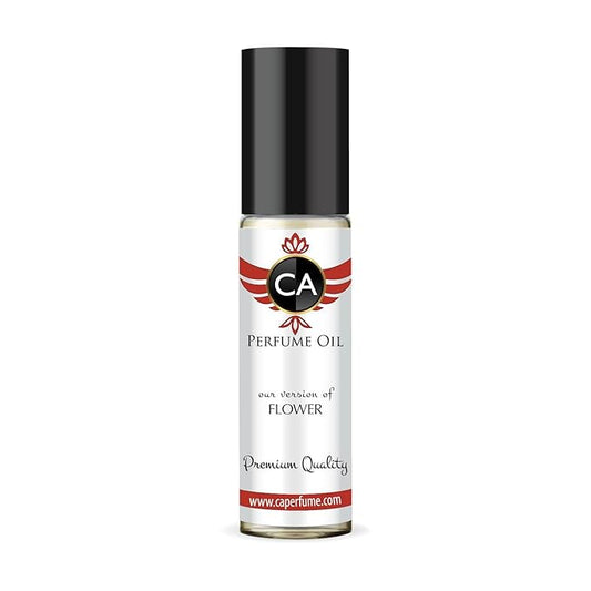 CA Perfume Impression of Flower for Women Fragrance Oil Amber Floral Scent Long Lasting Perfumes for Women Travel Size TSA Ready Mini Parfum Body Oil Roll-on 0.33 Fl Oz 10ml