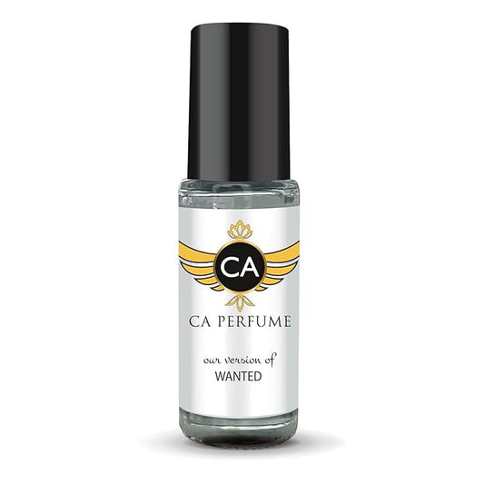CA Perfume Impression of Wanted for Men Fragrance Oil Woody Spicy Scent Long Lasting Cologne for Men Travel Size TSA Ready Mini Parfum Body Oil Roll-on 0.14 Fl Oz 4ml
