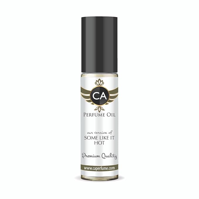 CA Perfume Impression of Some Like It Hot Unisex Fragrance Oil Floral Fruity Scent Long Lasting Perfumes for Women & Men Travel Size TSA Ready Mini Parfum Body Oil Roll-on 0.33 Fl Oz 10ml