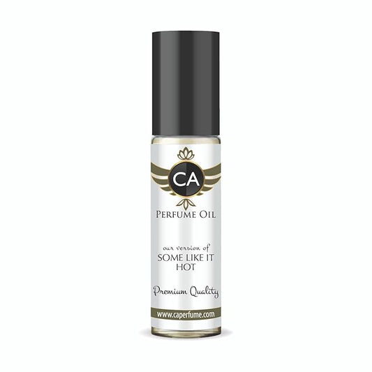 CA Perfume Impression of Some Like It Hot Unisex Fragrance Oil Floral Fruity Scent Long Lasting Perfumes for Women & Men Travel Size TSA Ready Mini Parfum Body Oil Roll-on 0.33 Fl Oz 10ml