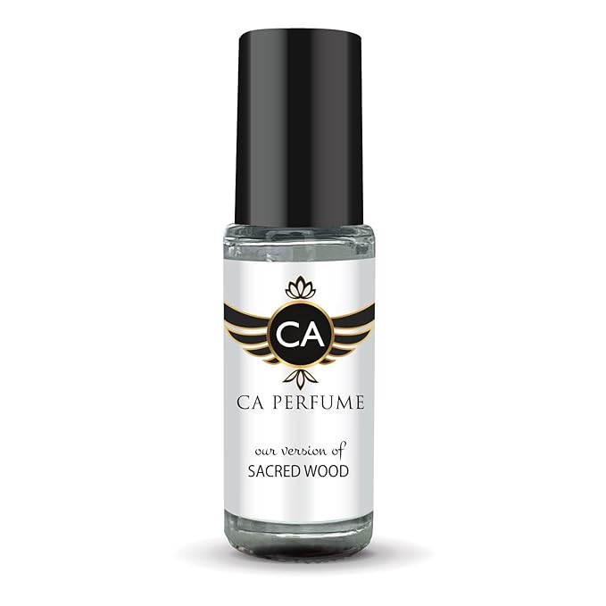 CA Perfume Impression of Sacred Wood Unisex Fragrance Oil Amber Woody Scent Long Lasting Perfumes for Women & Men Travel Size TSA Ready Mini Parfum Body Oil Roll-on 0.14 Fl Oz 4ml
