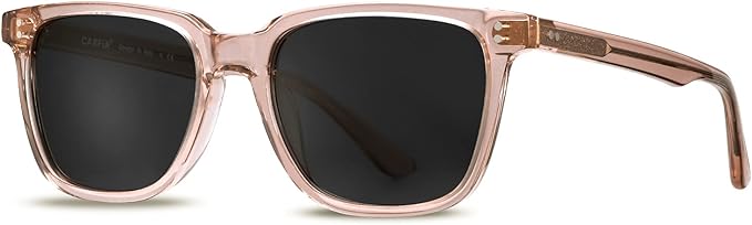 CARFIA Polarized Sunglasses for Women: Acetate, Small/Medium Size, UV400 Anti Glare CA5354