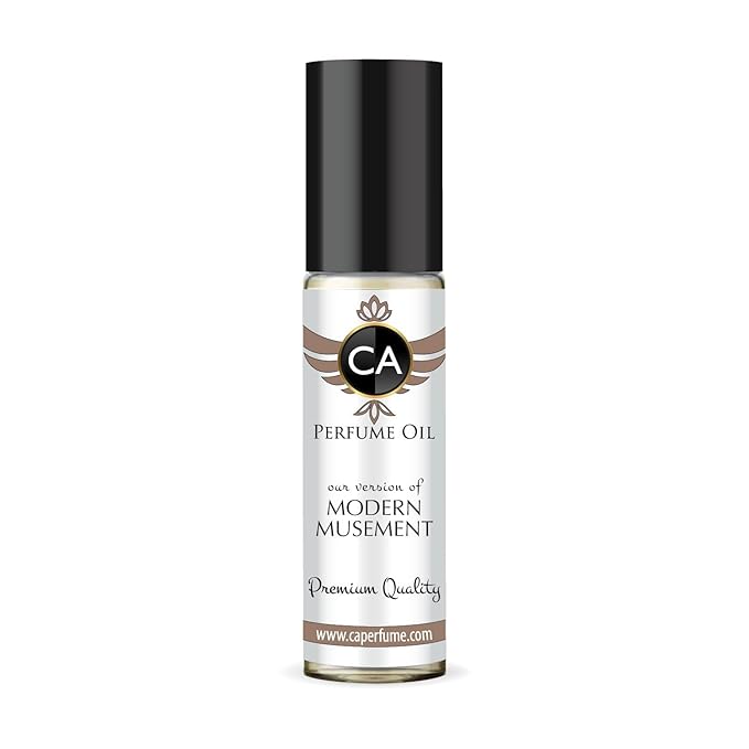 CA Perfume Impression of Modern Musement Eau De Parfum Floral Woody Musk Scent Long Lasting Perfumes for Women Travel Size TSA Ready for Day and Night Wear 0.33 Fl Oz 10ml