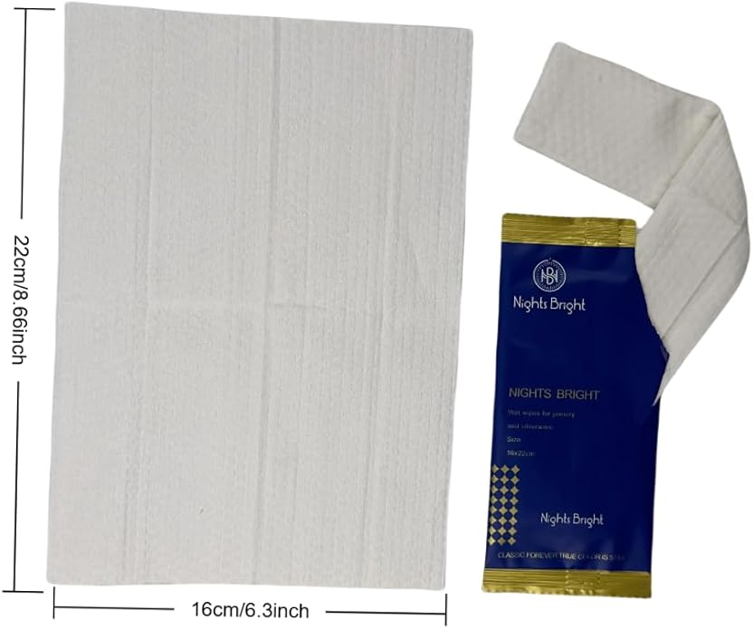 3PCS Jewelry Cleaning Kit: 1 Deep-Cleaning Silver Wet Wipe + 2 Jewelry Polishing Cloths (Extra Large 15" x 12" and Standard Size) - Suitable for Gold, Silver, Diamond, and Platinum Jewelry