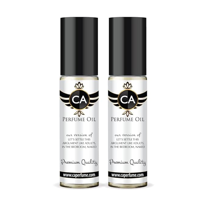 CA Perfume Impression of Let's Settle This Argument Eau De Parfum Amber Vanilla Scent Long Lasting Unisex Fragrance Travel Size TSA Ready for Day and Night Wear 0.33 Fl Oz 10ml (Pack of 2)