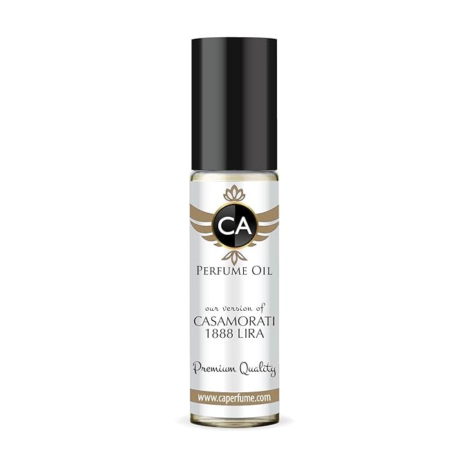 CA Perfume Impression of 1888 Lira for Women Eau De Parfum Amber Floral Scent Long Lasting Perfumes for Women Travel Size TSA Ready for Day and Night Wear 0.33 Fl Oz 10ml