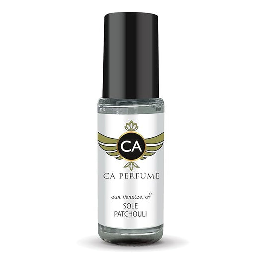 CA Perfume Impression of Sole Patchouli Unisex Perfume Oil Woody Scent Long Lasting Fragrance for Women and Men Travel Size Mini Perfume Sample TSA Ready Body Oil Roll-on 0.14 Fl Oz 4ml