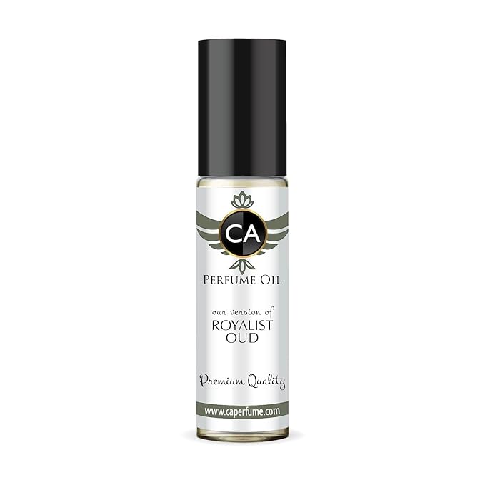 CA Perfume Impression of Royalist Oud Unisex Fragrance Oil Amber Fougere Scent Long Lasting Perfumes for Women & Men Travel Size TSA Ready Mini Parfum Body Oil Roll-on 0.33 Fl Oz 10ml