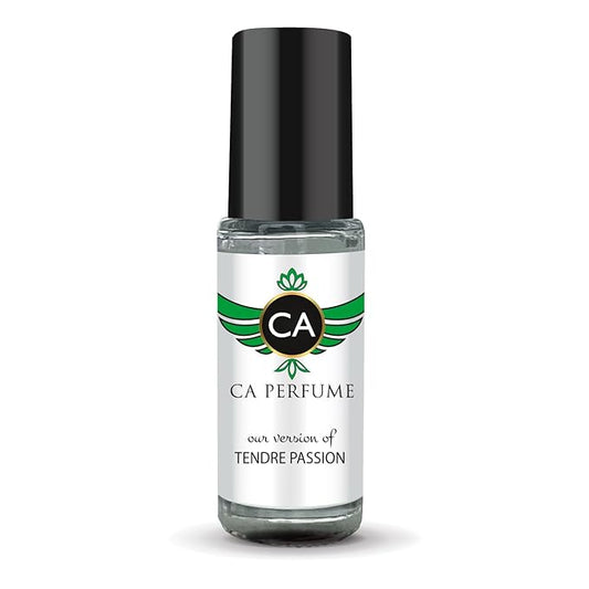 CA Perfume Impression of Tendre Passion for Women Perfume Oil Floral Scent Long Lasting Perfumes for Women Travel Size Mini Perfume Sample TSA Ready Body Oil Roll-on 0.14 Fl Oz 4ml