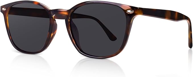 DrRelax Retro Sunglasses Womens Trendy Round Polarized Shades Sun Glasses