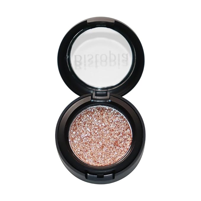 Bistopia Glitter Eyeshadow Collection, 14 Shades, Shimmer Pressed Powder, Metallic and Iridescent Colors (Stardust)