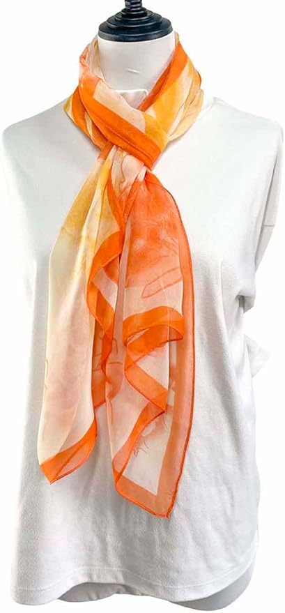 Xyueanlo Scarfs for Women Lightweight Fashion Floral Printed Scarves Neck Scarf Sunscreen Wraps Shawls