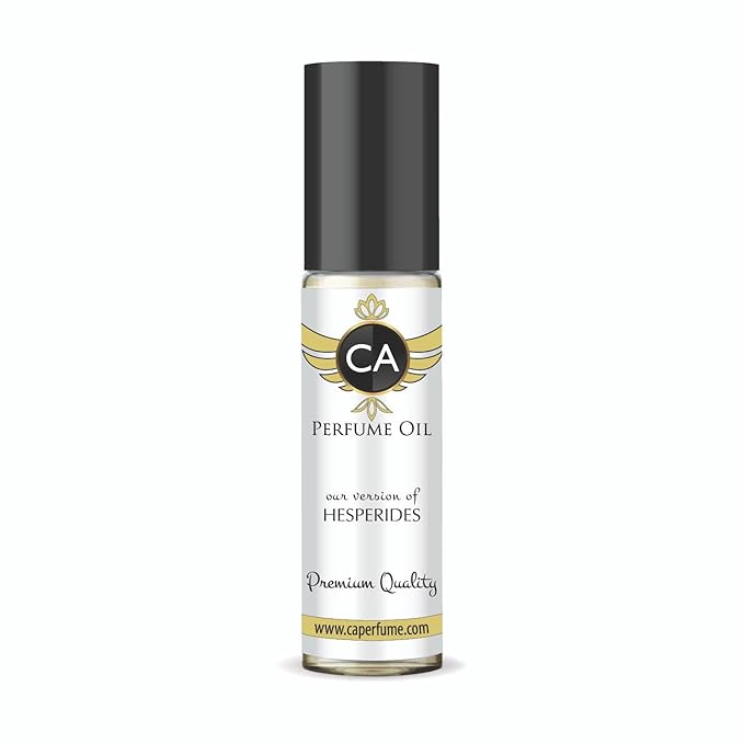 CA Perfume Impression of Hesperides Unisex Fragrance Oil Aromatic Scent Long Lasting Perfumes for Women & Men Travel Size TSA Ready Mini Parfum Body Oil Roll-on 0.33 Fl Oz 10ml