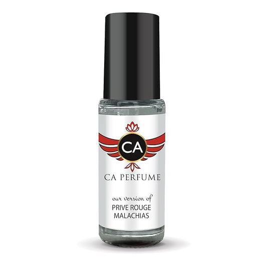 CA Perfume Impression of Purve Rouge Malachias Unisex Perfume Oil Amber Floral Scent Long Lasting Fragrance for Women and Men Travel Size Mini Perfume Sample TSA Ready Body Oil Roll-on 0.14 Fl Oz 4ml