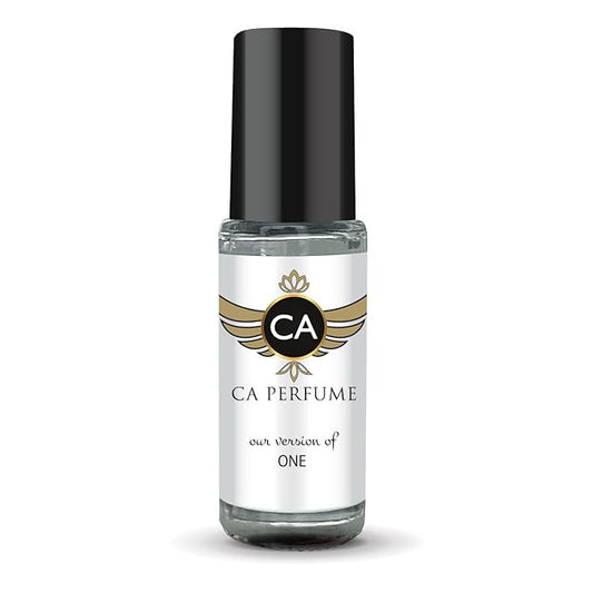 CA Perfume Impression of One Unisex Perfume Oil Woody Scent Long Lasting Fragrance for Women and Men Travel Size Mini Perfume Sample TSA Ready Body Oil Roll-on 0.14 Fl Oz 4ml