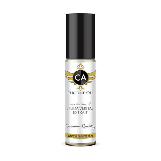 CA Perfume Impression of Nuda Veritas Extrait Unisex Fragrance Oil Floral Scent Long Lasting Perfumes for Women & Men Travel Size TSA Ready Mini Parfum Body Oil Roll-on 0.33 Fl Oz 10ml