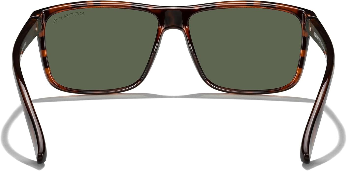 MERRY'S Rectangular Polarized Sports Sunglasses for Men Women Cycling Driving Fishing UV400 Protection S8225