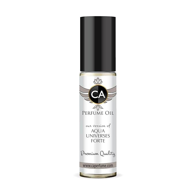 CA Perfume Impression of Aqua Universus Forte Unisex Fragrance Oil Floral Woody Musk Scent Long Lasting Perfumes for Women & Men Travel Size TSA Ready Mini Parfum Body Oil Roll-on 0.33 Fl Oz 10ml