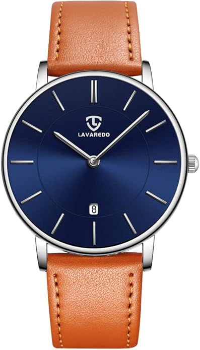 BEN NEVIS Watch, Mens Watch, Minimalist Fashion Simple Wrist Watch Analog Date with Leather Strap