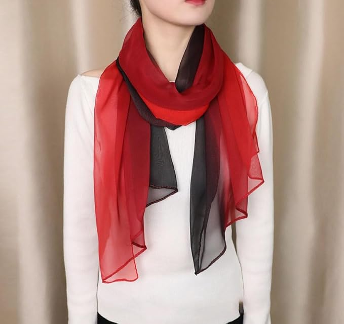 Xyueanlo Scarfs for Women Lightweight Fashion Floral Printed Scarves Neck Scarf Sunscreen Wraps Shawls