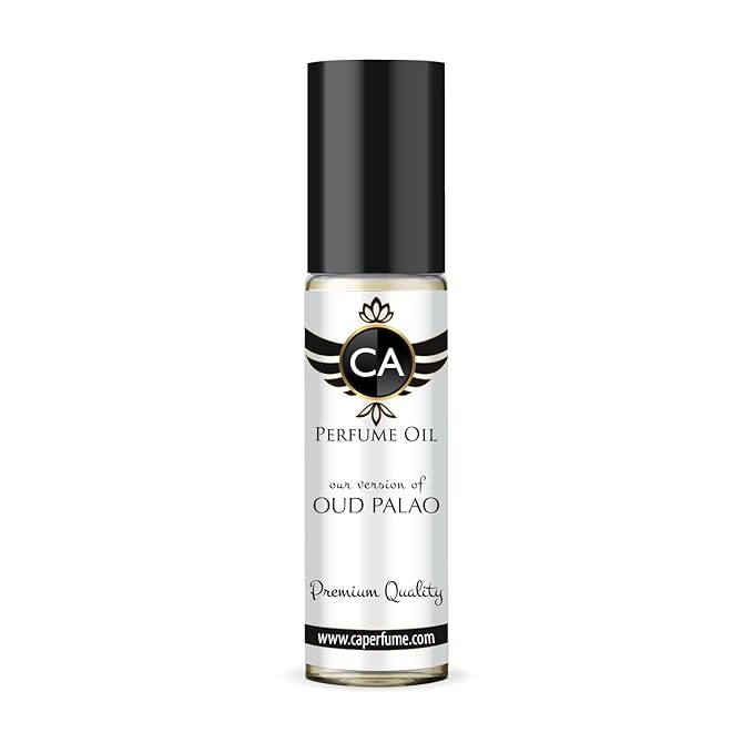 CA Perfume Impression of Oud Palao Unisex Eau De Parfum Amber Woody Scent Long Lasting Unisex Fragrance Travel Size TSA Ready for Day and Night Wear 0.33 Fl Oz 10ml