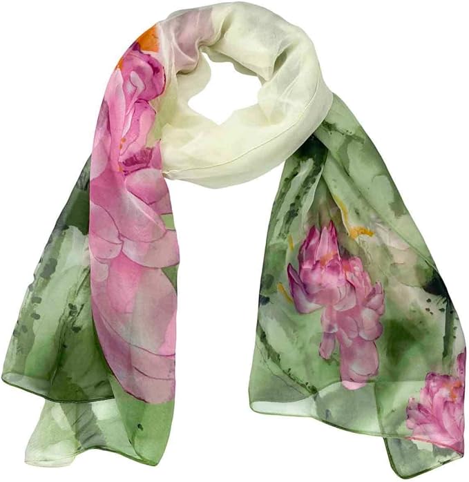 Xyueanlo Scarfs for Women Lightweight Scarves Fashion Print Floral Pattern Scarf Shawls
