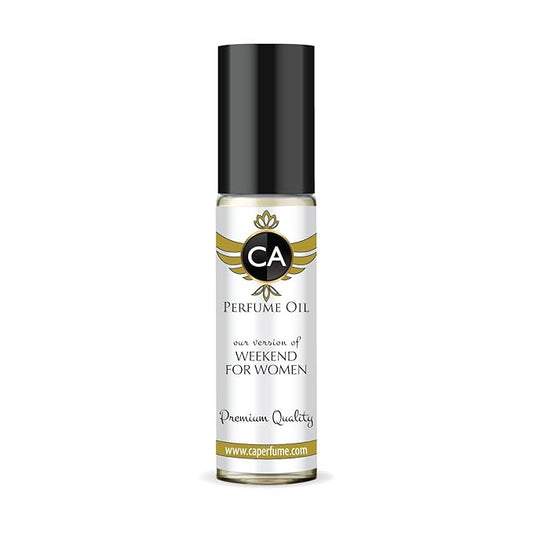 CA Perfume Impression of Weekend For Women Fragrance Oil Floral Scent Long Lasting Perfumes for Women Travel Size TSA Ready Mini Parfum Body Oil Roll-on 0.33 Fl Oz 10ml