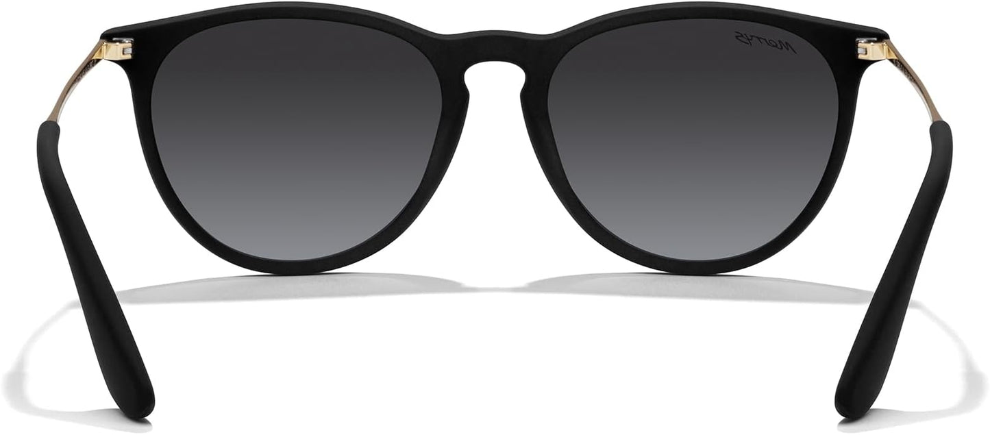 MERRY'S Vintage Polarized Sunglasses for Women Men Retro Round Mirrored Lens Sun glasses UV400
