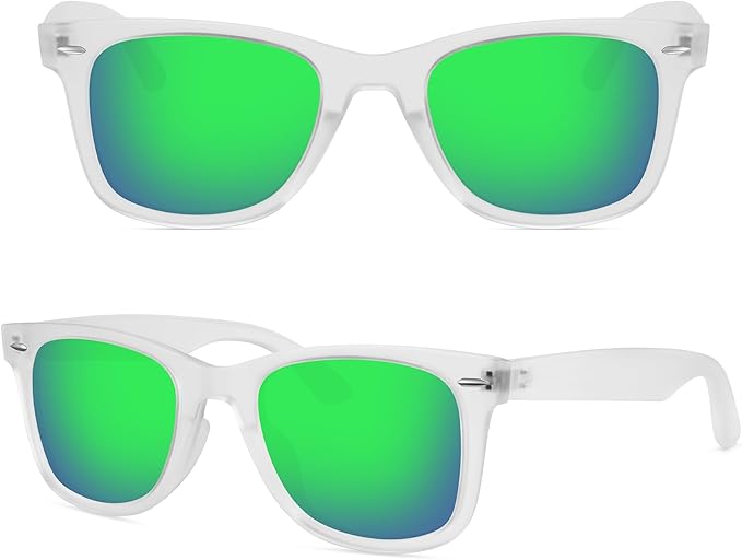MEETSUN Polarized Sunglasses for Women Men Classic Retro Square Frame Driving Sun Glasses UV Protection