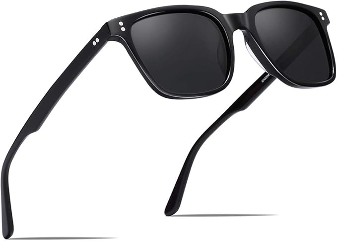 CARFIA Polarized Sunglasses for Women: Acetate, Small/Medium Size, UV400 Anti Glare CA5354