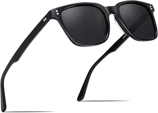 CARFIA Polarized Sunglasses for Women: Acetate, Small/Medium Size, UV400 Anti Glare CA5354
