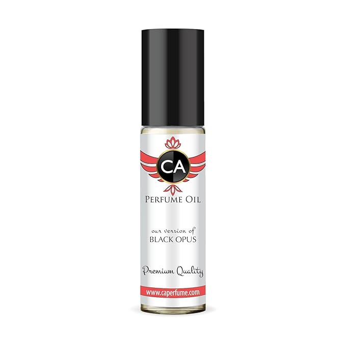 CA Perfume Impression of Black Opus for Women Fragrance Oil Amber Vanilla Scent Long Lasting Perfumes for Women Travel Size TSA Ready Mini Parfum Body Oil Roll-on 0.33 Fl Oz 10ml