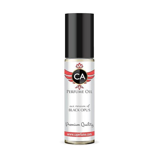 CA Perfume Impression of Black Opus for Women Fragrance Oil Amber Vanilla Scent Long Lasting Perfumes for Women Travel Size TSA Ready Mini Parfum Body Oil Roll-on 0.33 Fl Oz 10ml