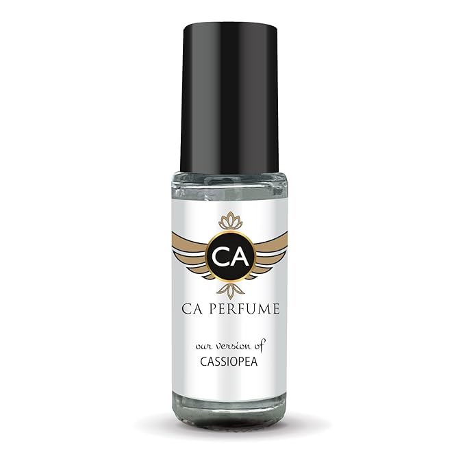 CA Perfume Impression of Cassiopea Unisex Fragrance Oil Chypre Floral Scent Long Lasting Perfumes for Women & Men Travel Size TSA Ready Mini Parfum Body Oil Roll-on 0.14 Fl Oz 4ml