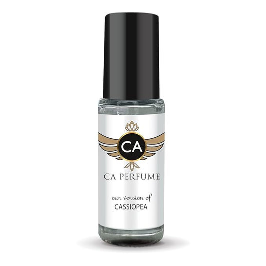 CA Perfume Impression of Cassiopea Unisex Fragrance Oil Chypre Floral Scent Long Lasting Perfumes for Women & Men Travel Size TSA Ready Mini Parfum Body Oil Roll-on 0.14 Fl Oz 4ml