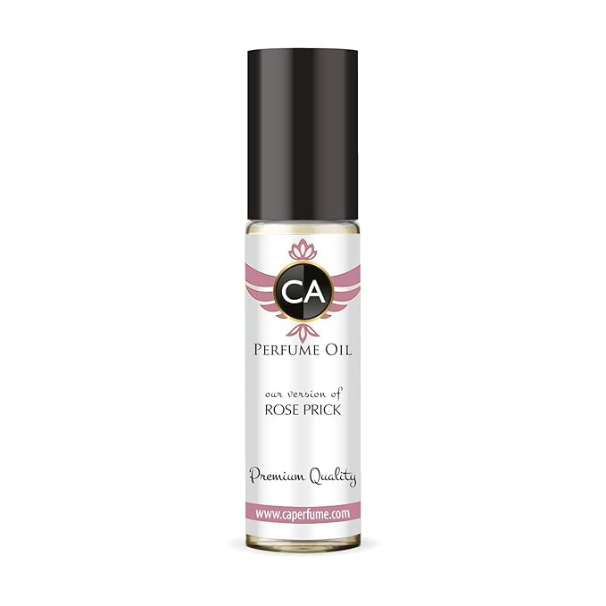 CA Perfume Impression of Rose Prick Unisex Fragrance Oil Chypre Floral Scent Long Lasting Perfumes for Women & Men Travel Size TSA Ready Mini Parfum Body Oil Roll-on 0.33 Fl Oz 10ml