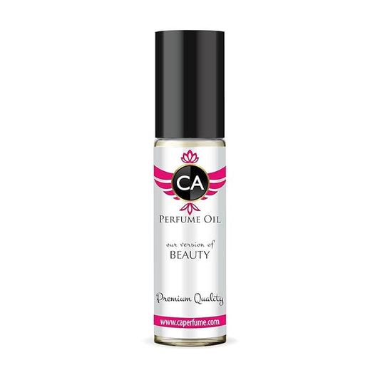 CA Perfume Impression of Beauty for Women Fragrance Oil Floral Scent Long Lasting Perfumes for Women Travel Size TSA Ready Mini Parfum Body Oil Roll-on 0.33 Fl Oz 10ml