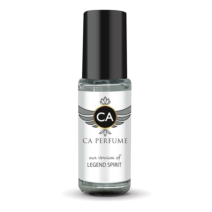 CA Perfume Impression of Legend Spirit for Men Perfume Oil Woody Aromatic Scent Long Lasting Cologne for Men Travel Size Mini Perfume Sample TSA Ready Body Oil Roll-on 0.14 Fl Oz 4ml