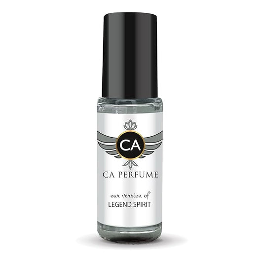 CA Perfume Impression of Legend Spirit for Men Perfume Oil Woody Aromatic Scent Long Lasting Cologne for Men Travel Size Mini Perfume Sample TSA Ready Body Oil Roll-on 0.14 Fl Oz 4ml
