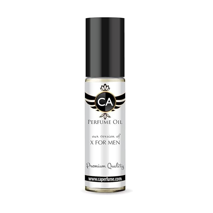 CA Perfume Impression of X For Men Fragrance Oil Oriental Fougere Scent Long Lasting Cologne for Men Travel Size TSA Ready Mini Parfum Body Oil Roll-on 0.33 Fl Oz 10ml