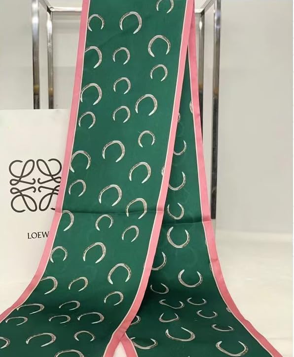 100% Mulberry Silk Ribbon Scarf for Hair Beach Head Wraps for Women Handbag accessories Necktie